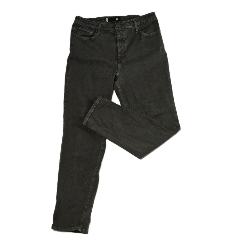 Kut from the Kloth‎ Naomi Womens Size 12 High Rise Ankle Straight Stretch Jeans